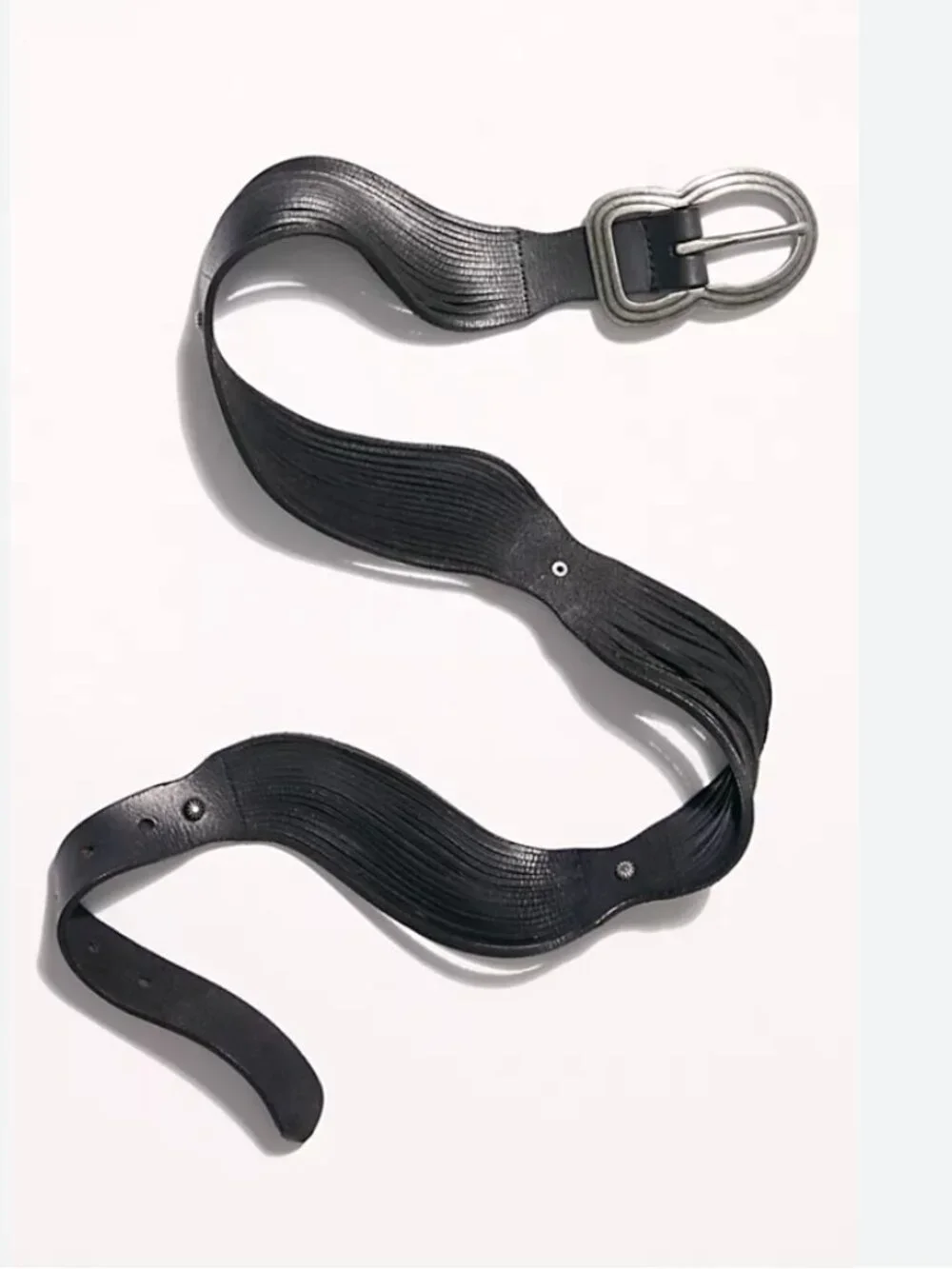 FP Free People Paxon Waist Belt S/M Black